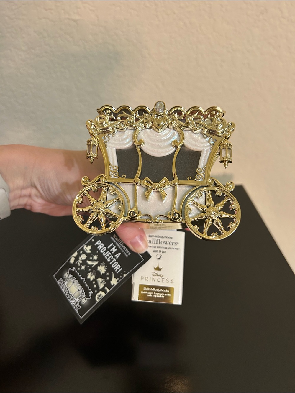 Bath & Body Works Disney Princess Carriage Projector Nightlight Wallflower Plug